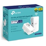 Kit Adaptateur Cpl Av1000 Gigabit Wifi Ac - Wpa7617 - Blanc Tp Link