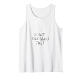 Du hast einen Wunsch frei, funny t-shirt with saying print Tank Top