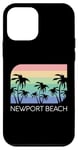 Coque pour iPhone 12 mini Newport Beach California Surf Vintage Cali SoCal Orange Co