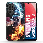 Cokitec Coque pour Samsung Galaxy A13 / A04S Manga My Hero Academia Shoto Multicolore