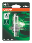 Halogenpære OSRAM ULTRA LIFE 12V H4 60/55W