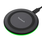 yootech Wireless Charger, Fast Wireless Charging Pad for iPhone 16/16 Plus/16 Pro Max/15/14/13/SE 2022/12/11/X/8, for Samsung Galaxy S23/S22S22/S21, for Air Pods Pro 2 (No AC Adapter)