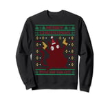 Ugly Christmas & Christmas cat I Anti Christmas Madafakas Sweatshirt