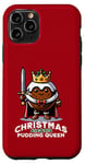 Coque pour iPhone 11 Pro Pudding de Noël Reine drôle de pudding aux prunes dessert britannique