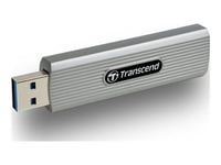 Transcend Esd320a - Ssd - Krypterat - 512 Gb - Extern (Portabel) - Usb 3.2 Gen 2X1 - 256 Bitars Aes - Softad Grå