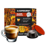 ALLEGRI coffee, espresso (128 Capsules) Compatible with Lavazza A Modo Mio - (La Capsuleria)