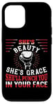 iPhone 12/12 Pro Boxing Girl Vintage She'S Beauty She'S Grace She'Ll Punch Case