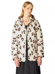 Ilse Jacobsen Hornbæk Leopard Print Quilted Hooded Jacket, Multi