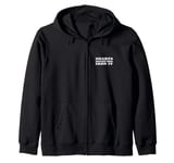 Hearts of Iron IV logo white Strategy Game Zip Hoodie