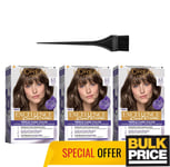 L'Oréal Excellence Cool Creme Permanent Hair Color Anti-Brass All Colors 3-Pack