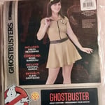 Ghostbusters Female Adult Dress & Headband Fancy Dress Costume S UK 8-12