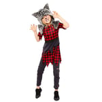 amscan 9914986 Déguisement d'Halloween pour enfant Miss Hungry Howler Loup-garou 8-10 ans