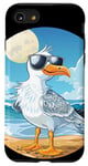 Coque pour iPhone SE (2020) / 7 / 8 Costume d'oiseau de mer cool avec lunettes de soleil pour oiseaux de vacances