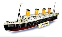 TITANIC Woodcraft Construction Kit - Wooden R.M.S TITANIC SHIP Model 3D Puzzle