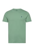 Custom Slim Fit Jersey Crewneck T-Shirt Designers T-shirts Short-sleeved Green Polo Ralph Lauren