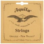Aquila Nylgut AQ-4 Lot de 4 cordes pour ukulélé soprano Blanc