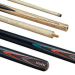 PowerGlide Calibre Queue de Billard Unisexe, Noir, Bleu, Gris, Orange, Marron, Full Size 57"