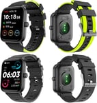 Montre Connect??E Smartwatch Pour Hommes Femmes, Montre Avec Alexa Pour Ios Android, Montre ??Tanche Ip68, Diy Et 120 Cadran De Montre, 100 Modes De Mouvement, Moniteur De Fr??Quence Cardiaque