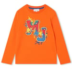 Marc Jacobs Langermet Logo T-skjorte Oransje | Oransje | 12 years