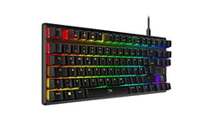 HyperX Alloy Origins Core – Clavier Gaming mécanique RGB, sans pavé numérique, HyperX Red switches (QWERTZ)