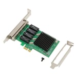 PCIE NIC verkkokortti 4 RJ45-porttia PCI Express Ethernet LAN-sovitin Windows Serverille Linuxille VMwarelle