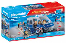 Playmobil Actionfigurer Set 71716 Polisbil Med Lås