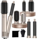 1000W Air Styler 6 in 1 Hair Styler Set, Hair Styler Hot Air Brush Set with 200