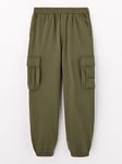 EA7 Emporio Armani Boys Core Id Cargo Jog Pants - Khaki, Khaki, Size 12 Years