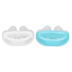 Snoring Device Soft Silicone Safe Reusable 2 Vents Plugs Reduce Snoring Devi LSO