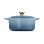 Le Creuset Le Creuset Signature rund gryte 4,2 l Chambray