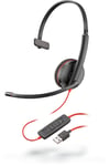 POLY Blackwire C3210 Headset Wired Head-band Office/Call center USB Ty