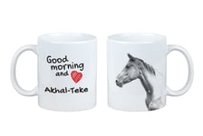 Akhal-Teke tasse avec un cheval bonjour Art-Dog