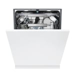 Haier XS 4A4M4PB-80 I-Pro Shine Series 6 Integrated Dishwasher, 14 place Setting, Black Bezel, A Rated