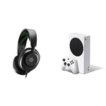 SteelSeries Arctis Nova 1X For Xbox - Multi-System Gaming Headset — Hi-Fi Drivers — 360° Spatial Audio — AirWeave Memory Foam Ear Cushions — Lightweight — Xbox, PC, PS5, PS4, Switch + Xbox Series S