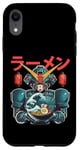 Coque pour iPhone XR Ramen japonais Mecha Robot Géant La Grande Vague Anime