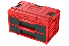 Qbrick One Tool Box With 2 Drawers 2.0 Red