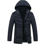 Doudoune Homme De Marque Épaississant À Capuche Detachable Manteau Homme Mi-Longue Homme Plus De Velours Parka Homme Hiver Chaud -Zs306840