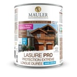 Lazure - Protection du bois pour l'extérieur - Protection UV et intempéries - Longue durée Satin Chêne rustique 2L5 MAULER