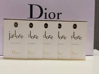 5x DIOR J'adore Eau De Parfum Ladies EDPnn5x 1ml Sample