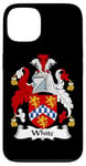 Coque pour iPhone 13 Armoiries White - Blason de la famille