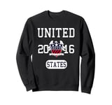 USA 2016 Soccer Home Of The Brave Graphic Sweatshirt