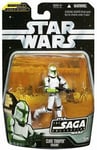 Star Wars SAGA GREEN CLONE TROOPER SERGEANT 3.75" toy figure  RARE & NICE!