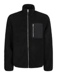 JACK & JONES Jjebradley Noos Veste en Peluche, Noir, M Homme