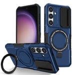 Samsung Galaxy S24+      Magsafe Sliding Cover Case    Navy