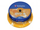 Verbatim Dvd-R 4.7Gb 16X Spindle (25 stk) 43522