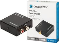 Cabletech Ljudkonverterare Från Optisk Digital Signal Till Analog Signal (Zla0857-2)