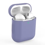 Apple AirPods - Silikonfodral för laddningsetui Ljuslila