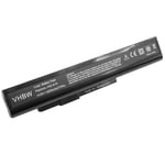 vhbw Li-Ion batterie 5200mAh (14.8V) noir pour ordinateur portable laptop notebook Medion Erazer X6815, X6816