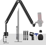 Support de microphone de bureau réglable et compact avec bras de suspension pour Blue Yeti, Blue Snowball iCE, streaming professionnel, voix of