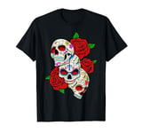 Sugar Skulls & Roses Day of the Dead T-Shirt